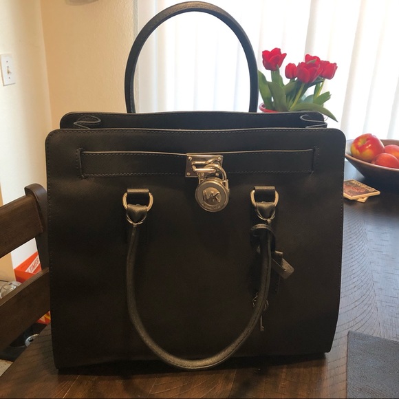 Michael Kors Handbags - Michael Kors Black Hamilton